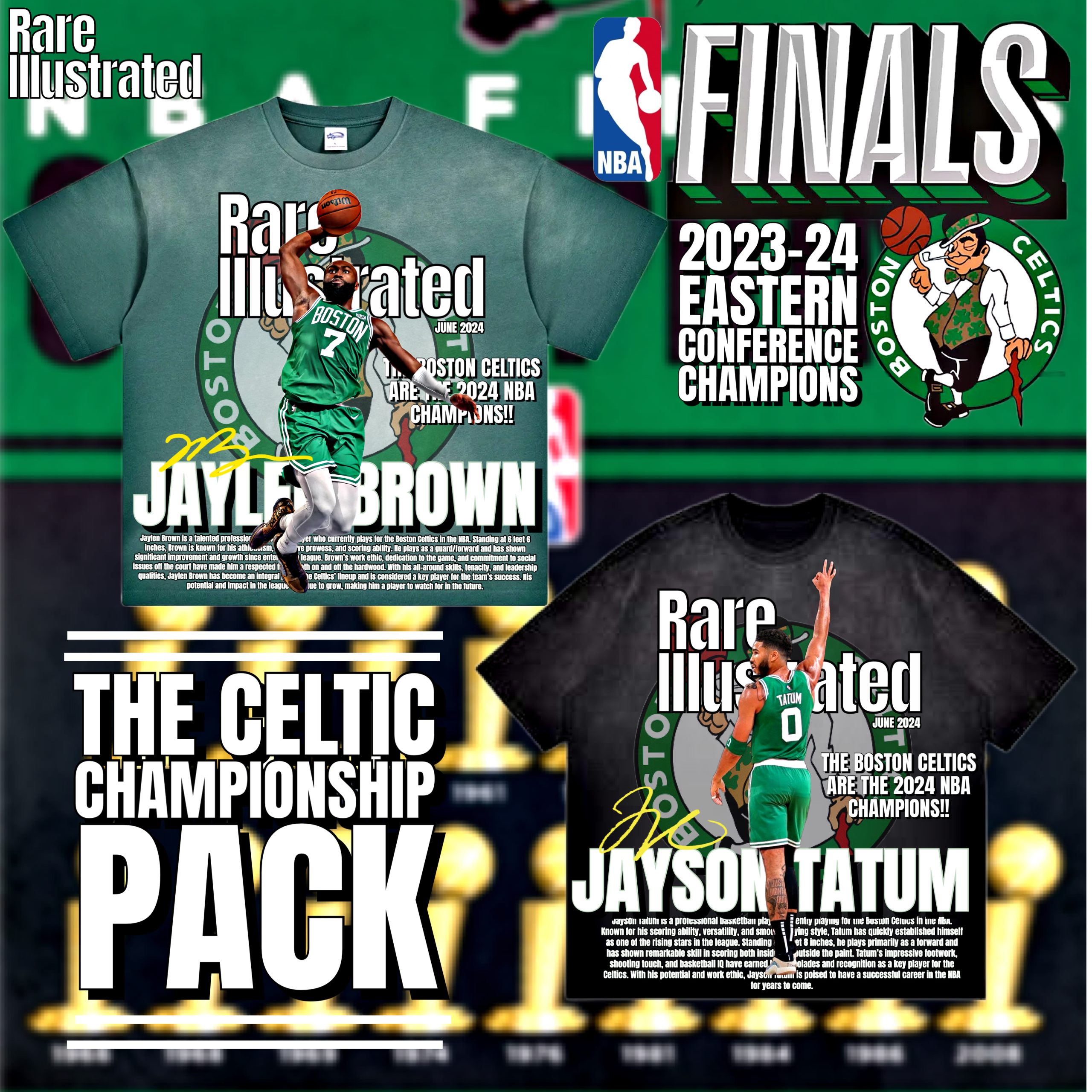 RARE ILLUSTRATED “THE CELTIC CHAMPIONSHIP PACK”