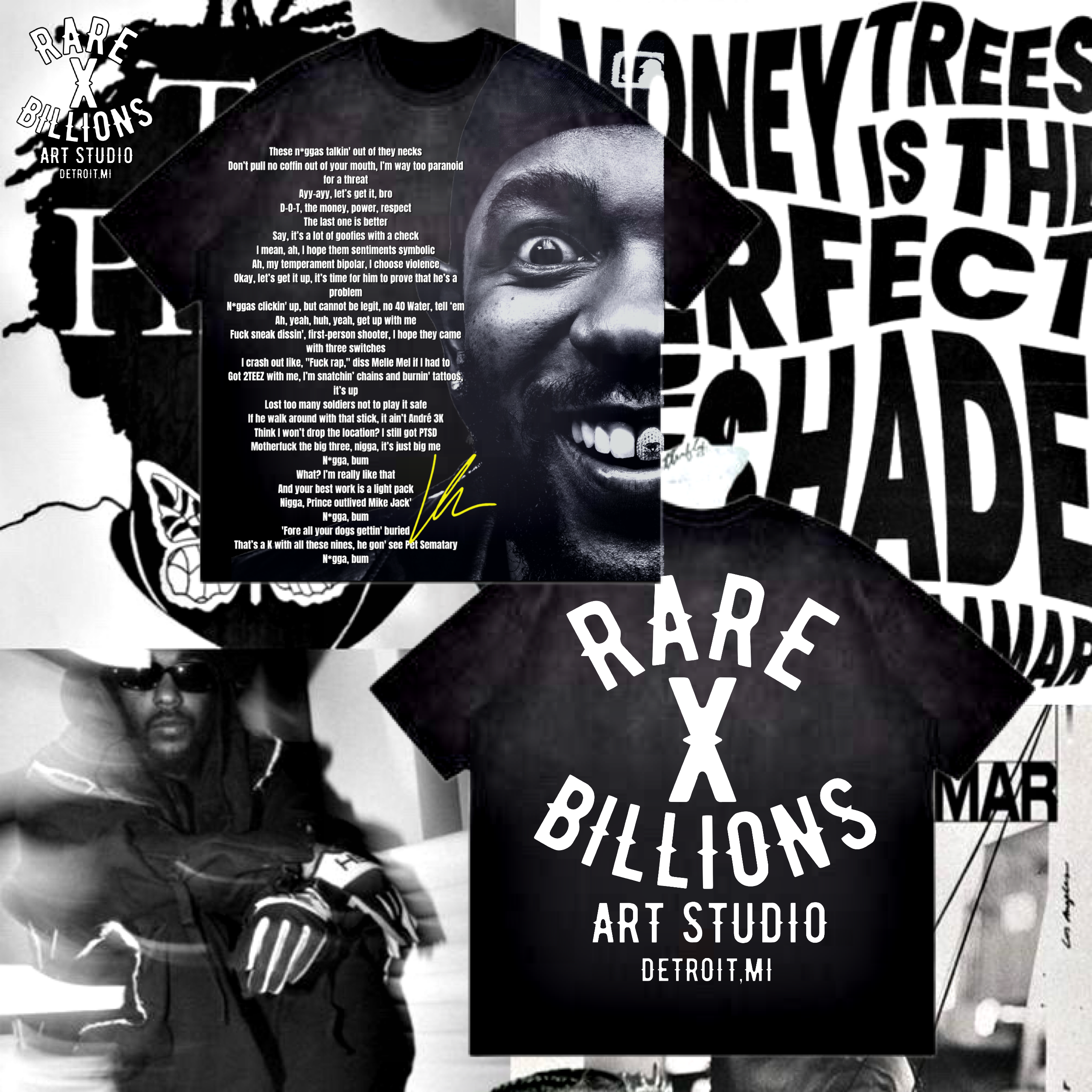 RAREXBILLIONS K. DOT TEE