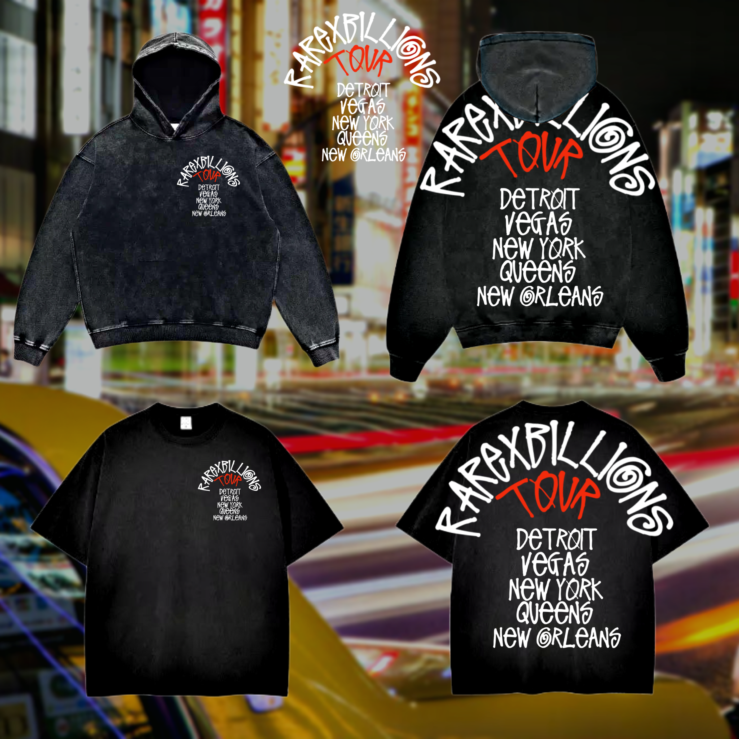 RAREXBILLIONS TOUR HOODIE