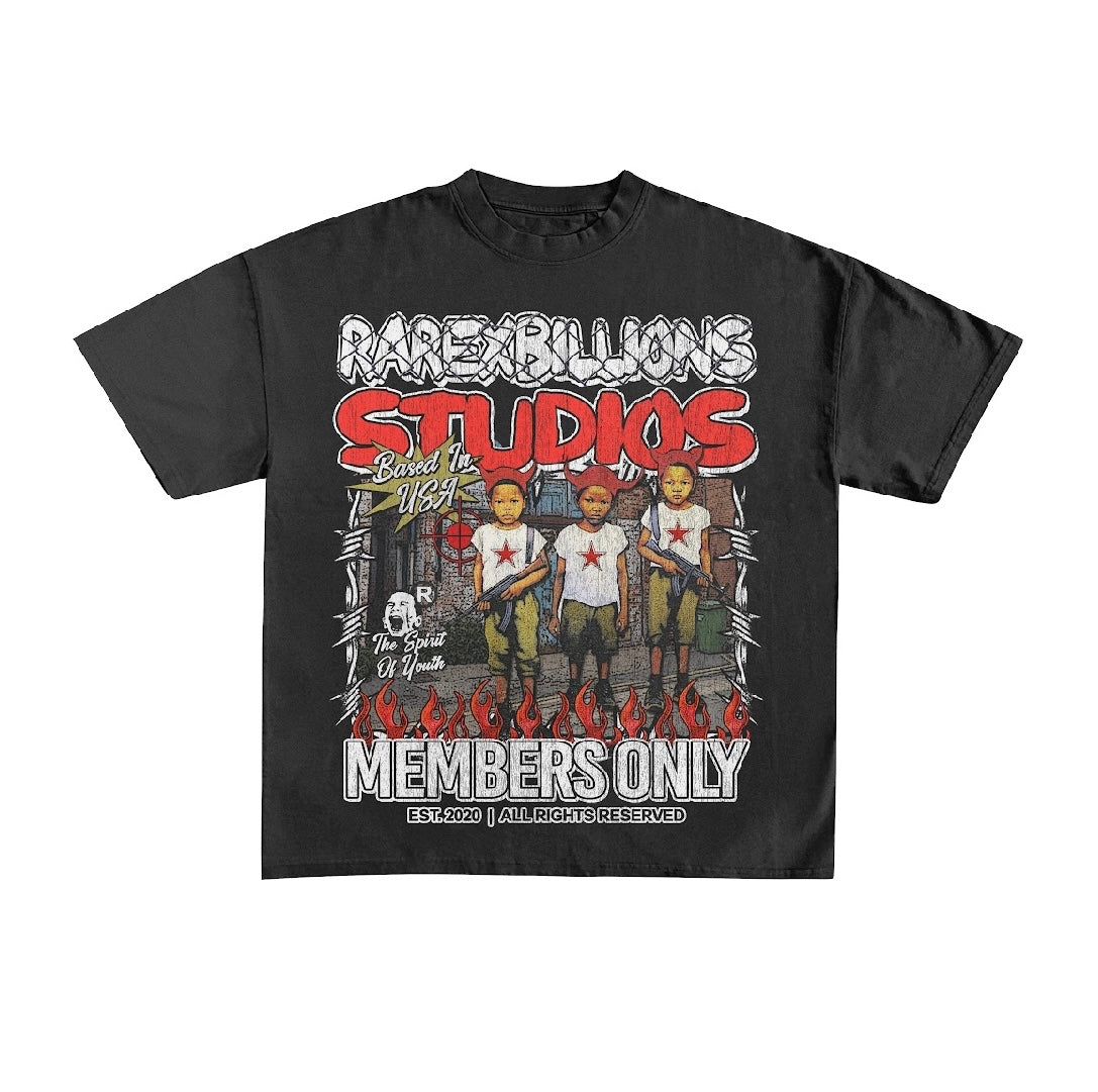 RAREXBILLIONS STUDIOS MEMBERS ONLY TEE