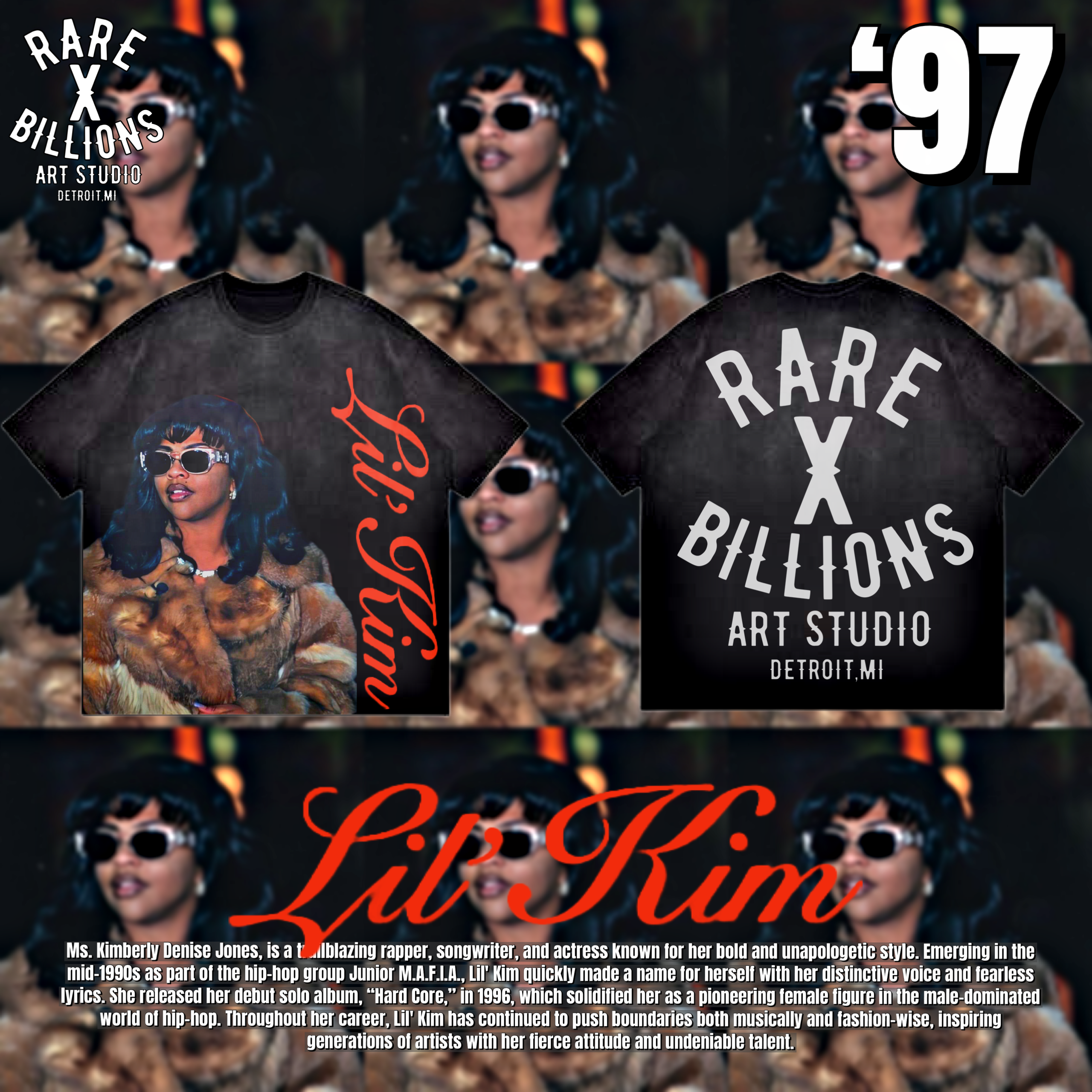 RAREXBILLIONS LIL KIM 97’ TEE