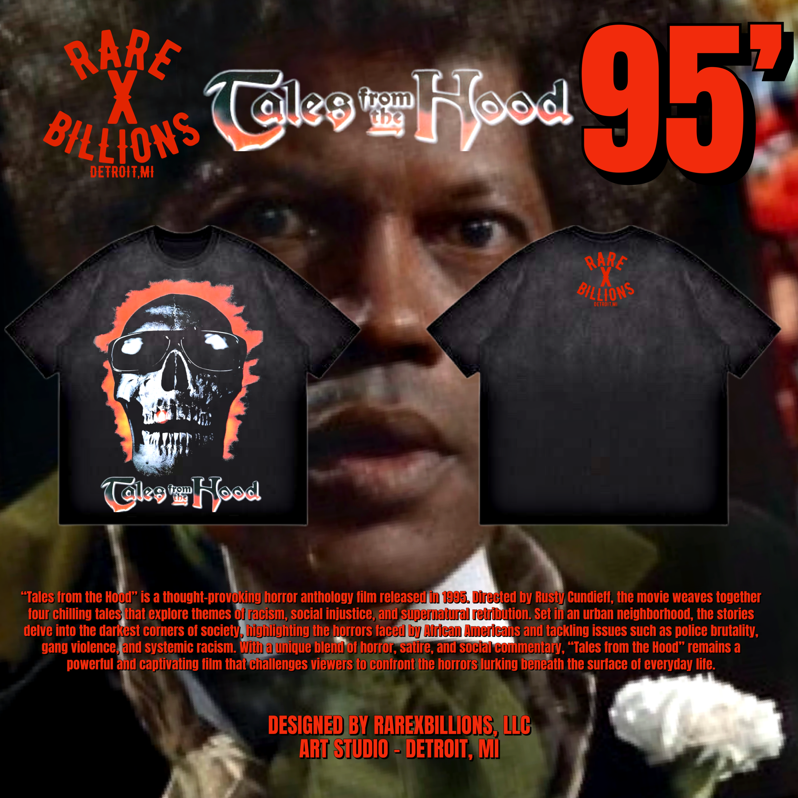 RAREXBILLIONS TALES FROM THE HOOD TEE