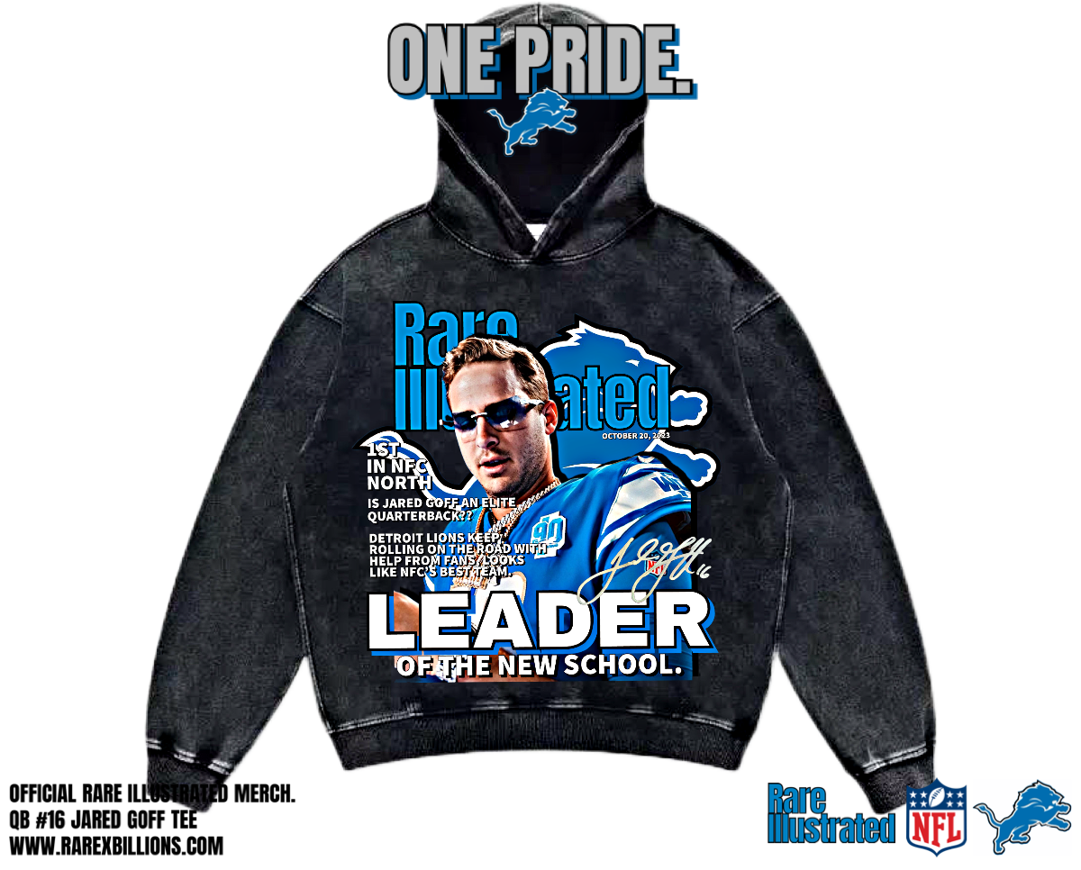 🚨RARE ILLUSTRATED JARED GOFF HOODIE🚨