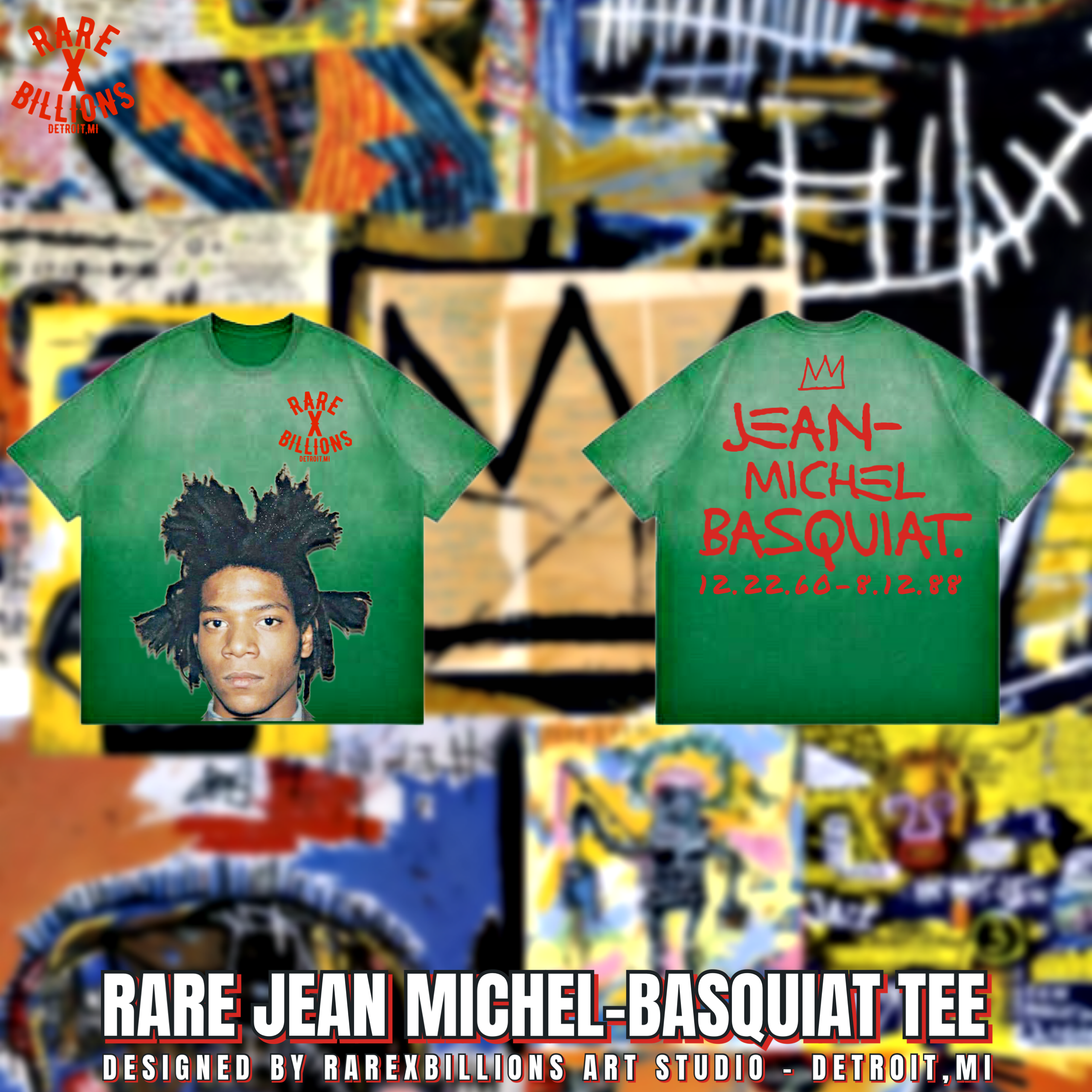 RARE JEAN MICHEL-BASQUIAT TEE