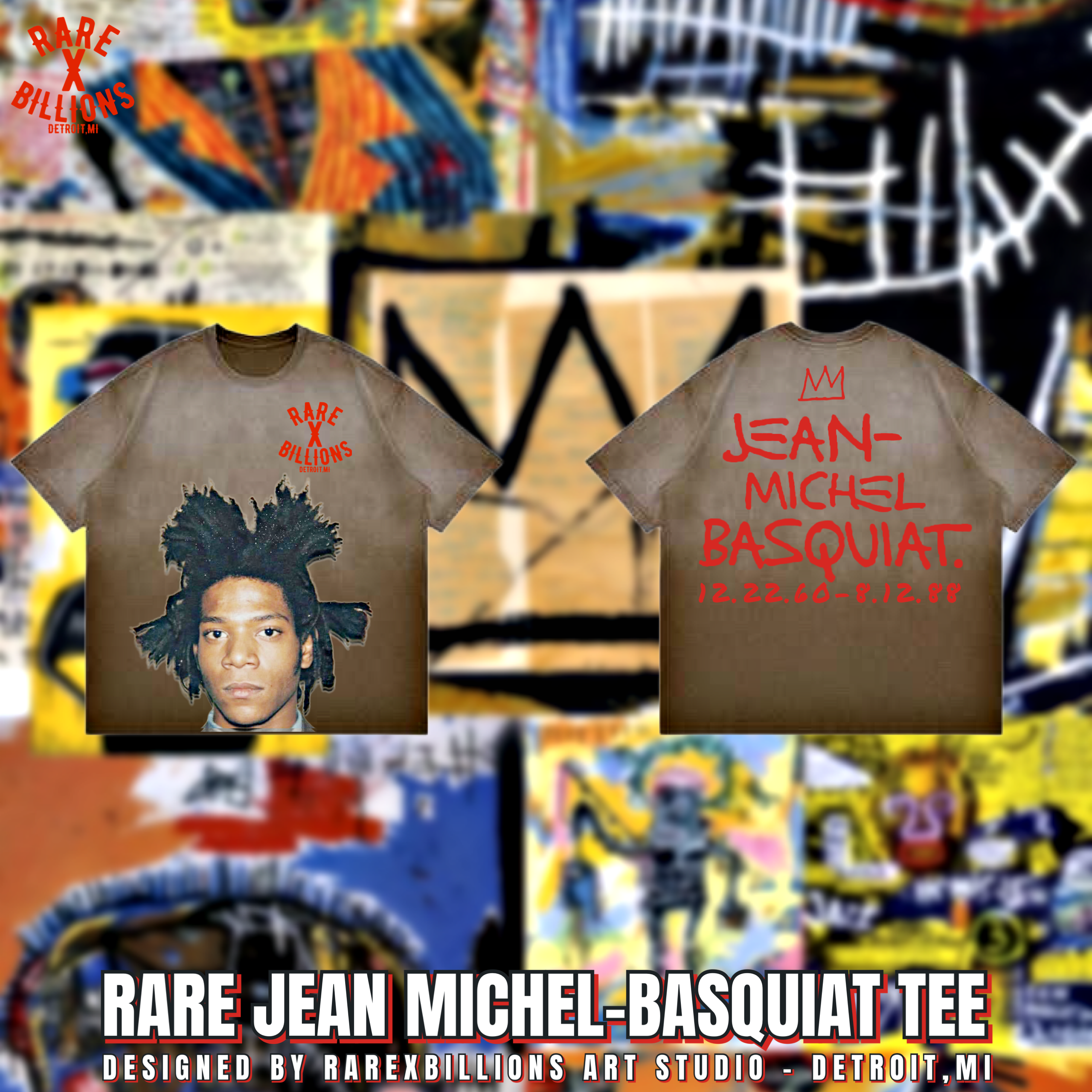 RARE JEAN MICHEL-BASQUIAT TEE