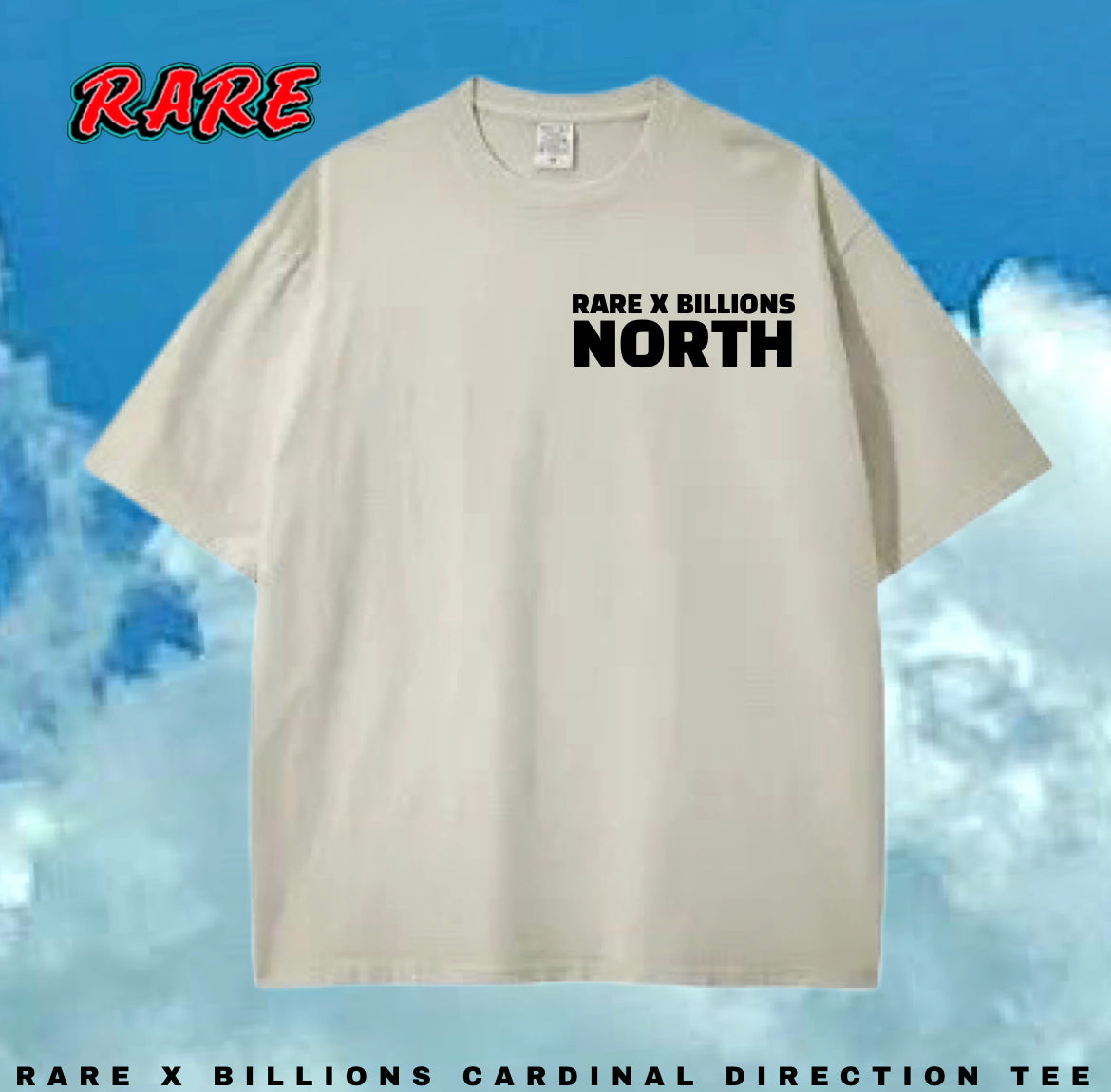 RARE X BILLIONS CARDINAL DIRECTION TEE