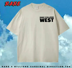 RARE X BILLIONS CARDINAL DIRECTION TEE