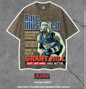 RARE ILLUSTRATED GRANT HILL TEE