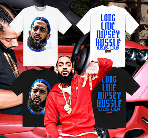 RARE NIP HUSSLE TEE