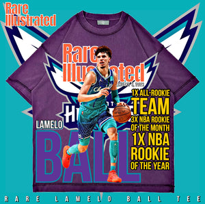 RARE ILLUSTRATED LAMELO BALL TEE