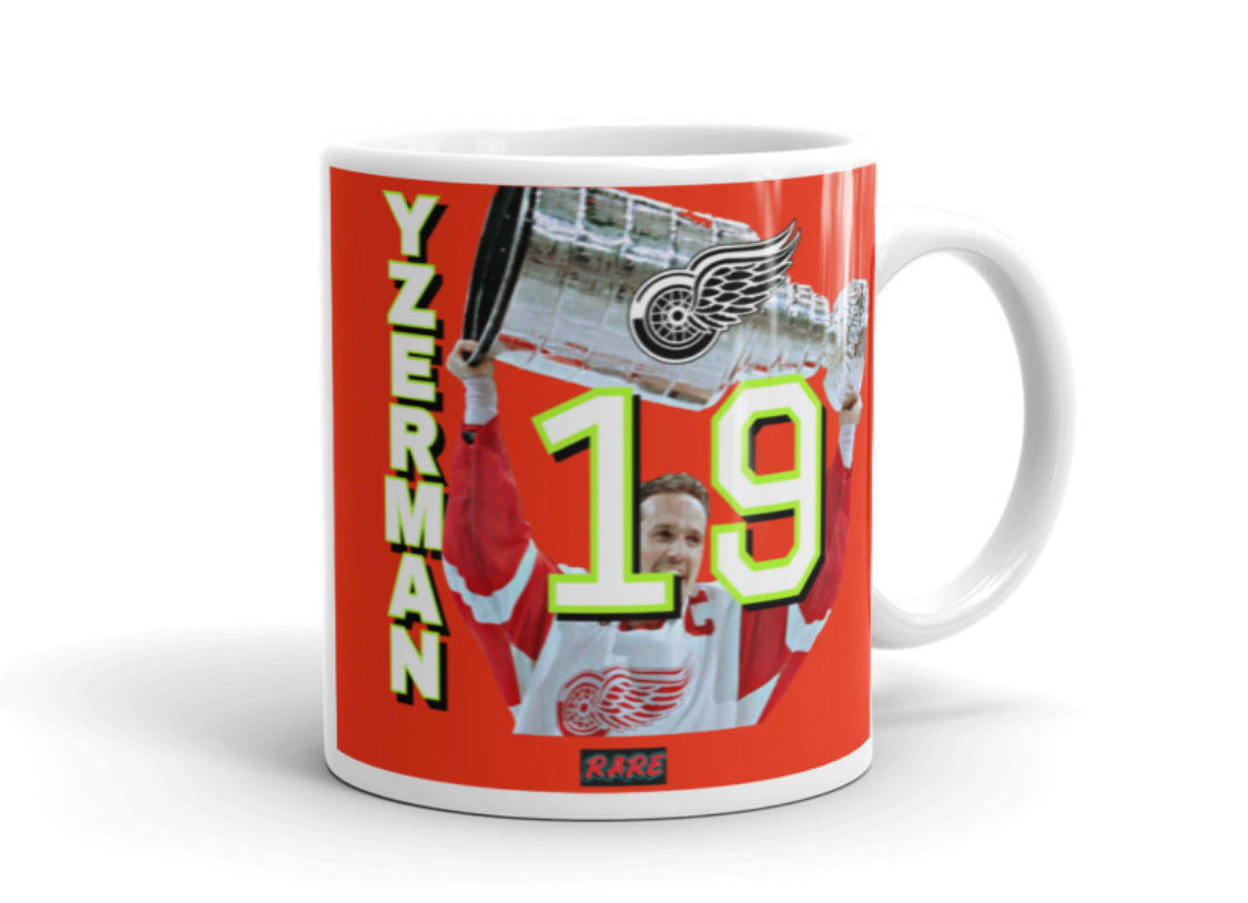 RARE YZERMAN MUG.