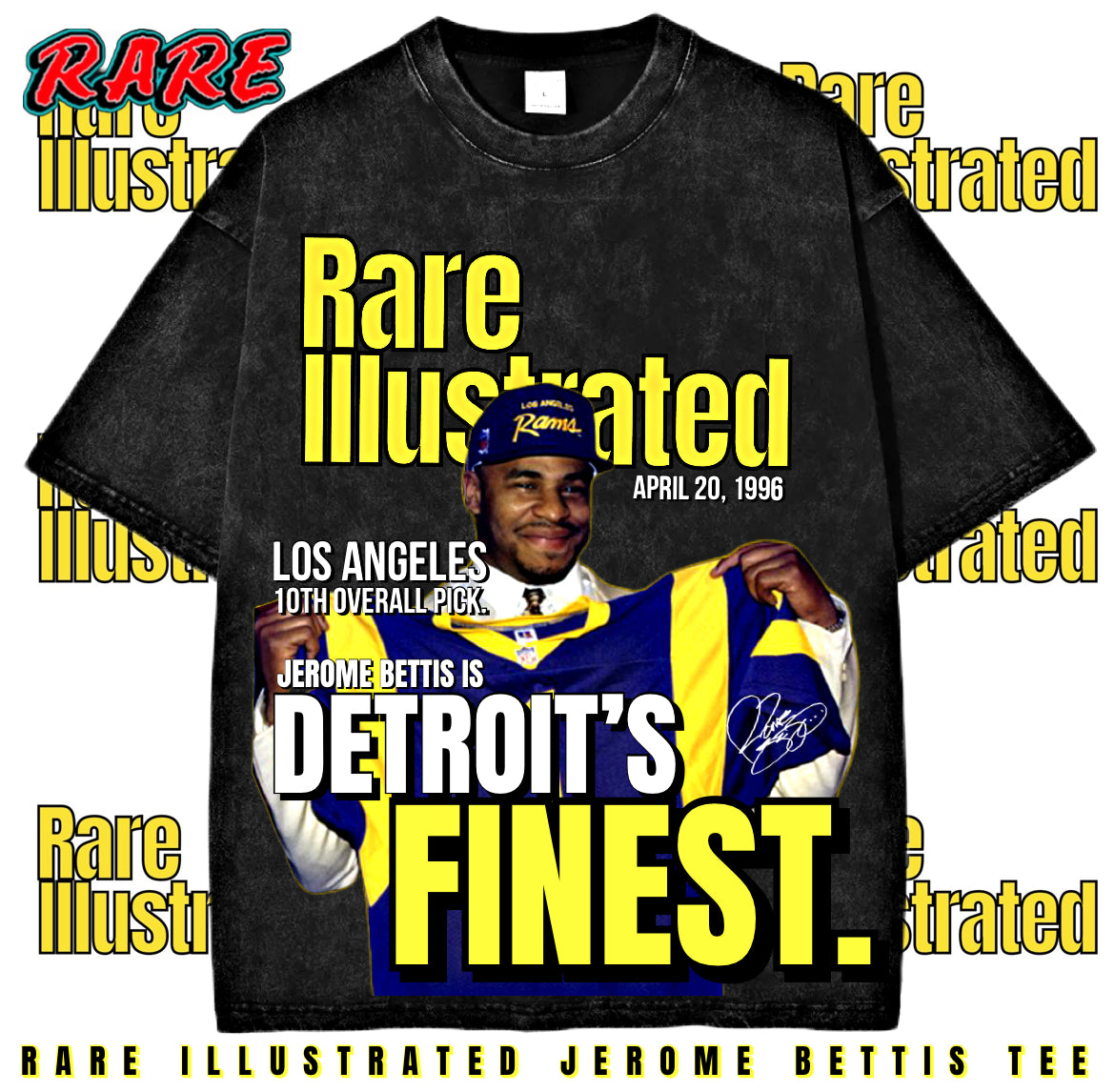 RARE ILLUSTRATED JEROME BETTIS TEE