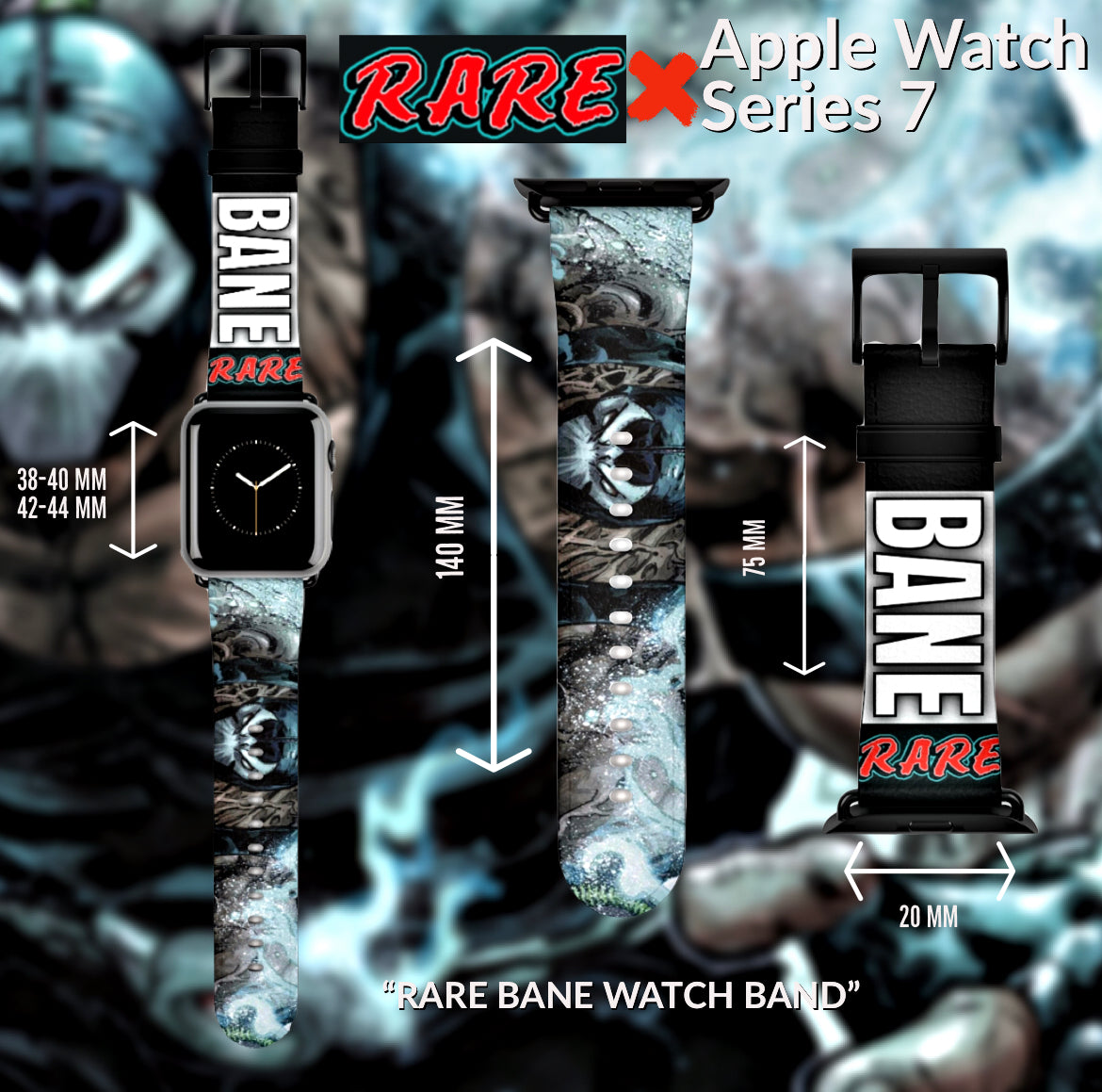 RARE BANE (DC Comics) APPLE WATCH BAND