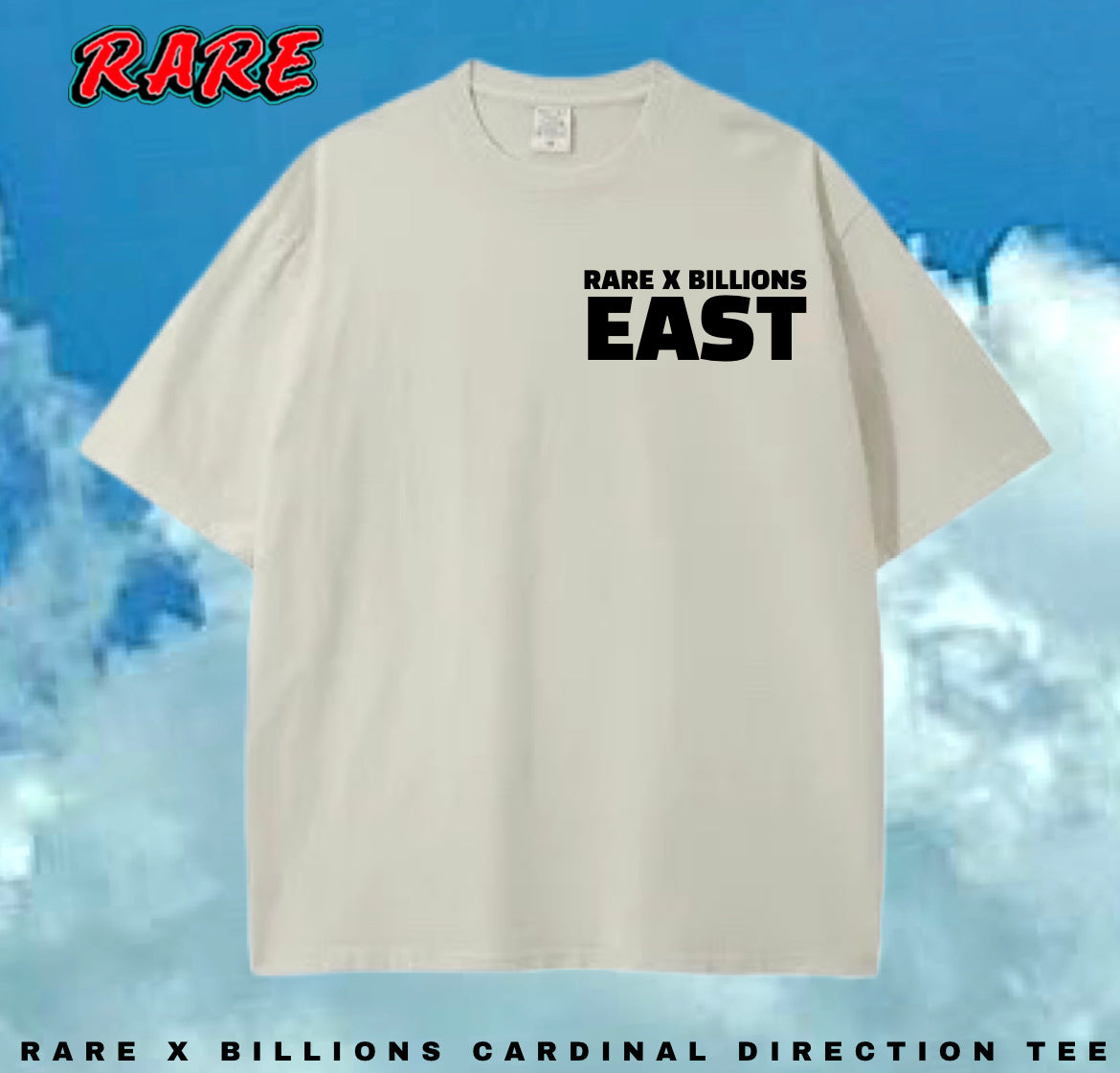 RARE X BILLIONS CARDINAL DIRECTION TEE