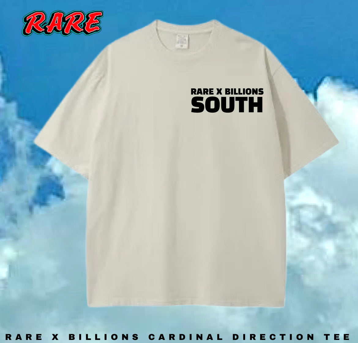 RARE X BILLIONS CARDINAL DIRECTION TEE