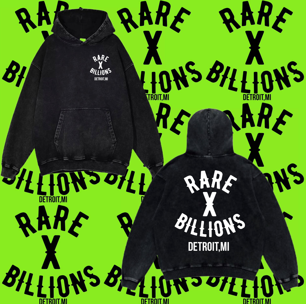 RARE X BILLIONS HOODIE